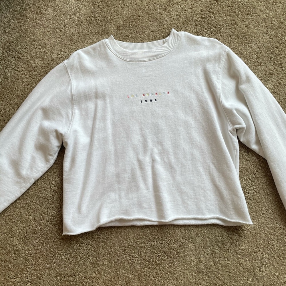 Brandy Melville cropped sweatshirt
